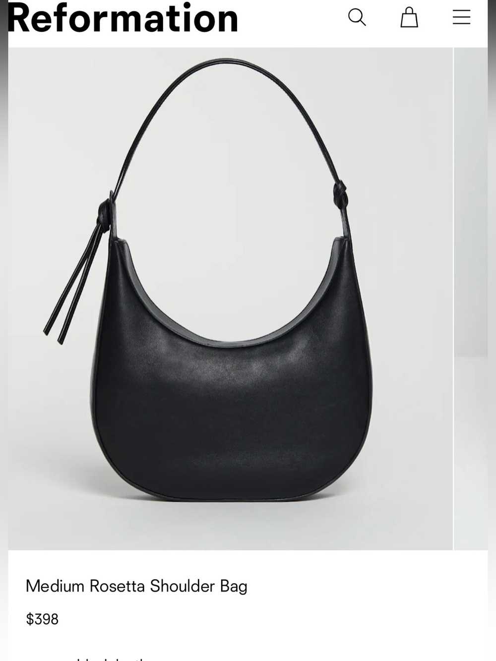 Medium Rosetta Shoulder Bag - Picture 6 of 7